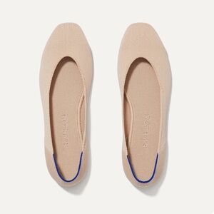 Rothy's Square Women's Tan Flats Tortoise Bottom 8